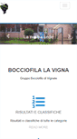 Mobile Screenshot of bocciofilalavigna.it
